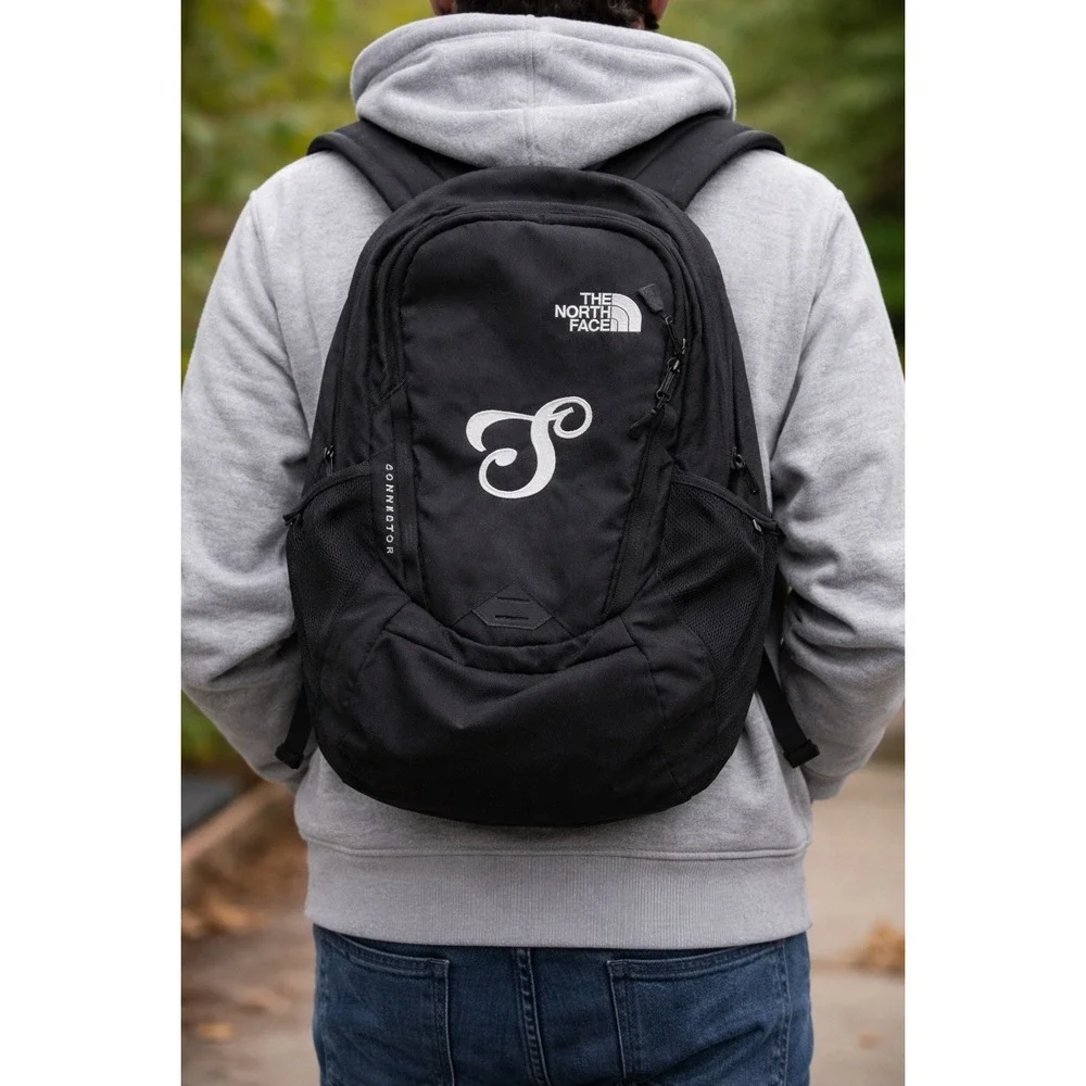 black north face backpack with monogram The Borealis Commuter Laptop Backpack, Blk/Blk-NPF, OSFA light loop The North Face Borealis Backpack